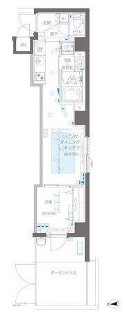 ZOOM信濃町の間取り画像