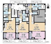 レジデンス 百音の間取り画像