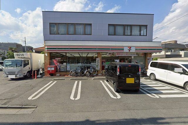 近くのセブンイレブン　浦和常盤店まで500m（徒歩7分）