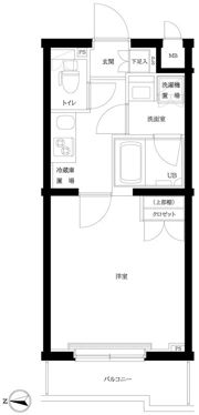 ルーブル武蔵中原弐番館の間取り画像