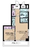 ラフレシール市川の間取り画像