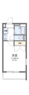 レオパレス葵第2の間取り画像