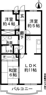 プランドール小金井の間取り画像