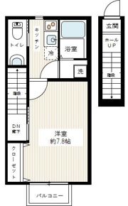 コンフォールMザ・ファーストの間取り画像