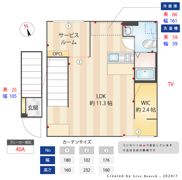 ザ・エトワール北千住の間取り画像