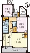 アーネストの間取り画像