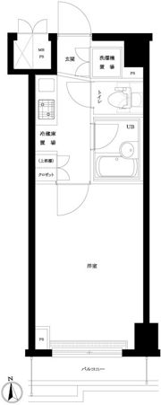 ルーブル大森八番館の間取り画像