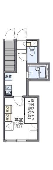 レオパレスエスタIIIの間取り画像