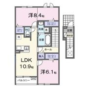 ラ メッゾIIの間取り画像