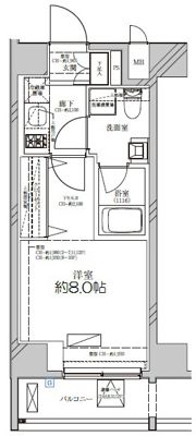 ディアレイシャス尾久駅前の間取り画像