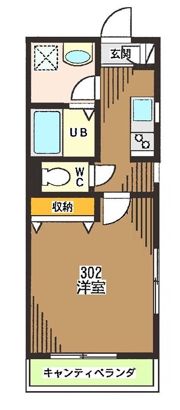 レーヴシャトーの間取り画像