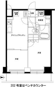 ルーブル綾瀬の間取り画像
