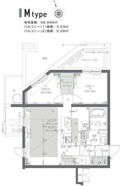 ZOOM新宿夏目坂の間取り画像