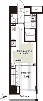 オープンレジデンシア日本橋横山町の間取り画像