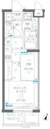 ZOOM蒲田EASTの間取り画像