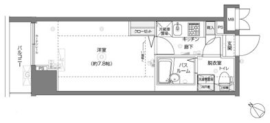フェニックス横濱関内BAY MARKSの間取り画像