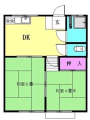 アタゴコーポラスの間取り画像