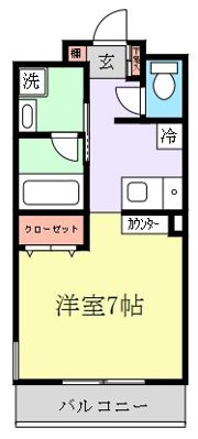 エクセル新川崎IIの間取り画像