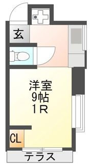 大橋アパートの間取り画像