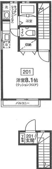 エルキューブの間取り画像