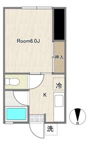 パステルハイツの間取り画像
