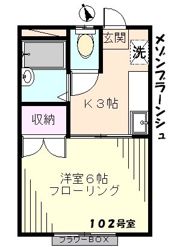メゾンブラーンシュの間取り画像