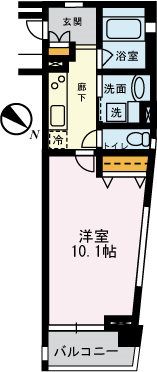 メゾンシンテイIの間取り画像