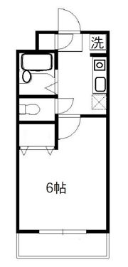 スカイパレス若宮の間取り画像