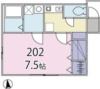 カーサクレドの間取り画像