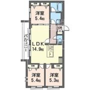リラフォートタカマツの間取り画像