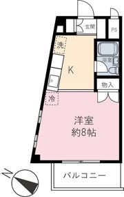 カーサソラーレ池袋の間取り画像