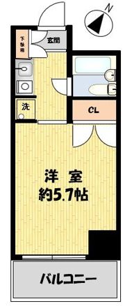 コスモ亀有Vの間取り画像