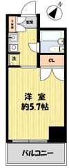コスモ亀有Vの間取り画像
