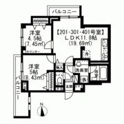 スカイエ西日暮里の間取り画像