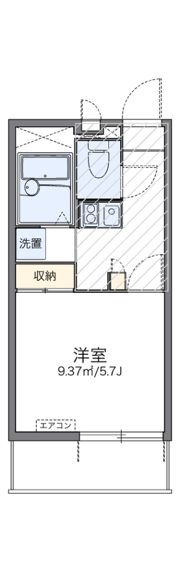 レオパレスラポールIの間取り画像