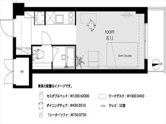 藤和ハイタウン新宿の間取り画像