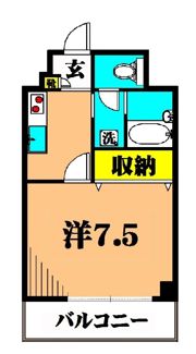 チャペルヒル東大井の間取り画像