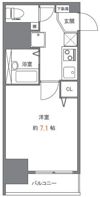 ステージファースト慶應三田の間取り画像