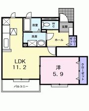 パスタラルの間取り画像