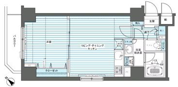 フェニックス新横濱参番館の間取り画像
