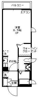 クレアーレの間取り画像