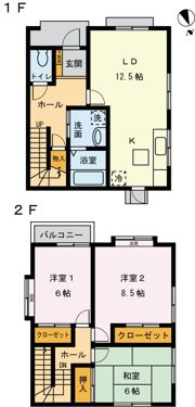 ラヴィル・ヒロの間取り画像