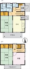 フジハイツの間取り画像