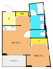 KuKuna Omoriの間取り画像