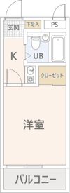 メゾン菊野台の間取り画像