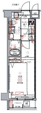 クレヴィスタ豊洲ベイサイドの間取り画像