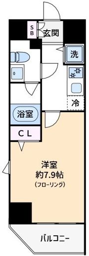 ジーベック木場の間取り画像