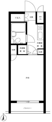 ルーブル下井草の間取り画像