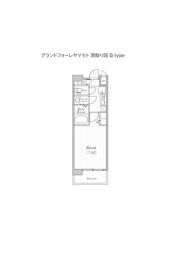 グランドフォーレヤマモトの間取り画像