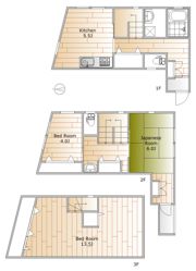 目黒本町5丁目戸建ての間取り画像